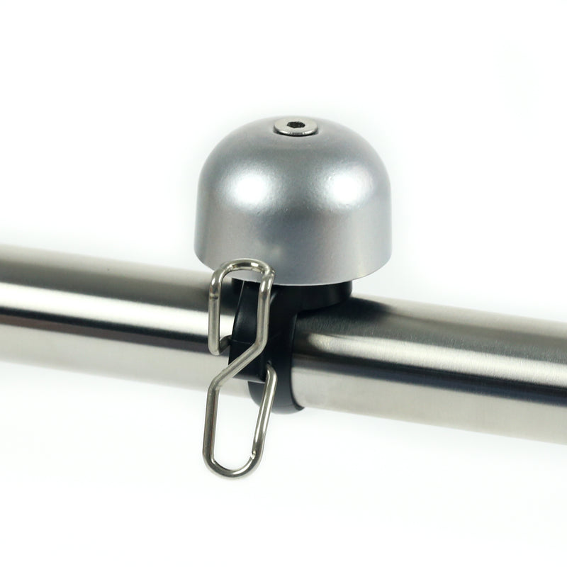 Fietsbel Widek Paperclip Mini - zilver