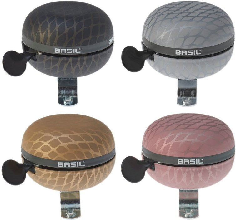 Fietsbel Basil Noir Big Bell ø60mm - zilver