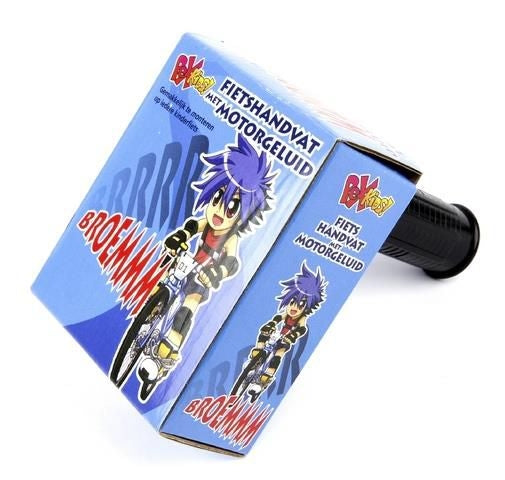 Handvat PexKids "Broemmm" met motorgeluid - zwart
