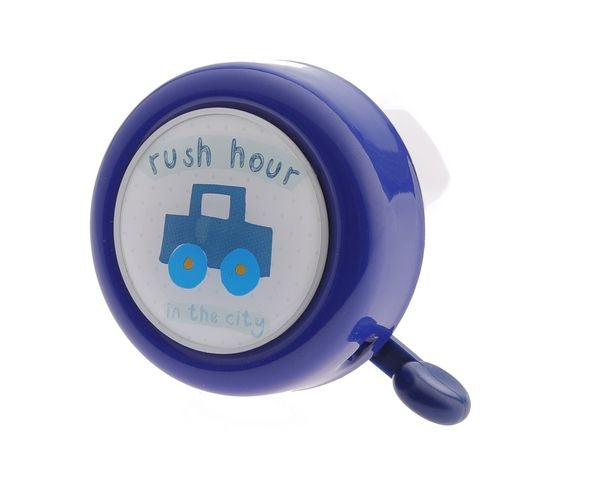 Fietsbel PexKids PexKids "Rush hour in the city" - blauw