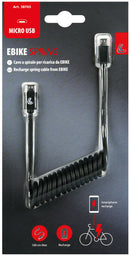 Optiline Ebike Spring Micro USB spiraalkabel (25 t/m 100 cm)