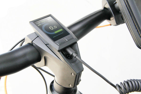 Lampa Ebike Spring Micro USB naar USB C spiraalkabel (25 t/m 100 cm)