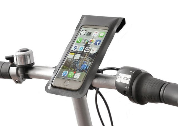 Smartphone fiets telefoonhouder Mirage XL universeel spatwaterdicht