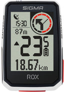 Fietscomputer GPS Sigma ROX 2.0 met overclamp butler stuurhouder - wit
