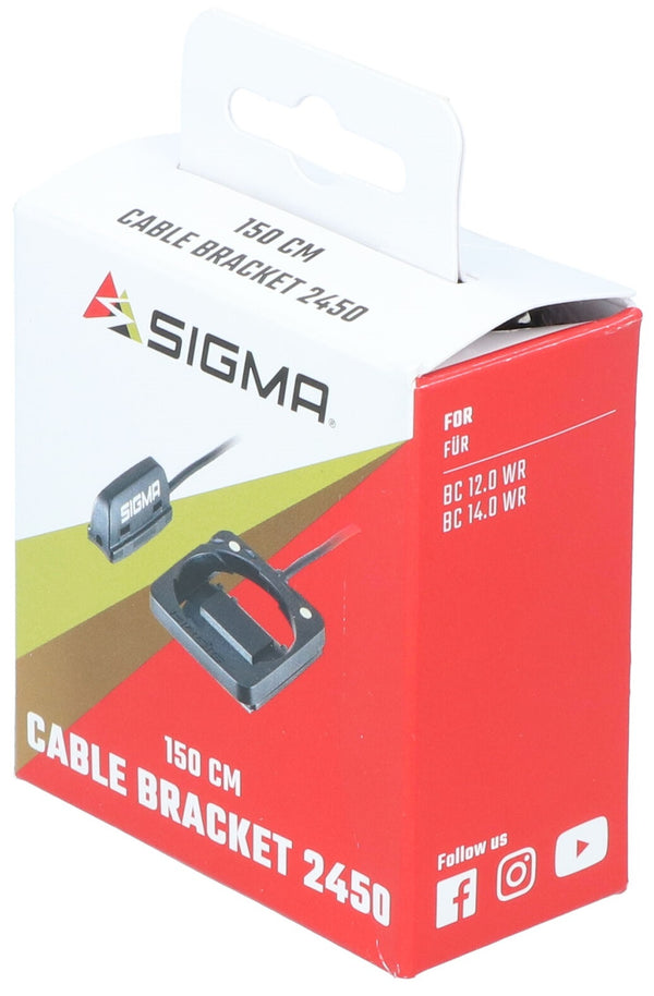 Fietscomputer houder Sigma 2450 met 150 cm kabel
