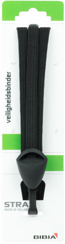 Triobinder Widek All-Black met zwarte RVS haken - zwart (op kaart)