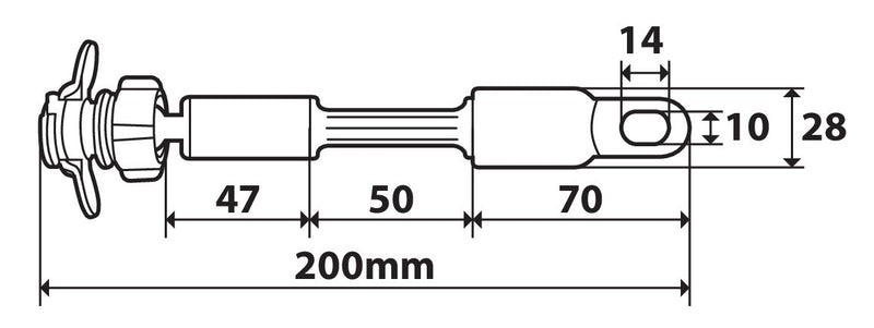 Lampa Opti-Arm flexibele bevestigingsbeugel