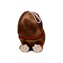 DinoWorld Dinosaurus Pluche in Ei - Bruin, 22cm