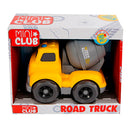 cementwagen Road Truck jongens 16 cm geel/grijs