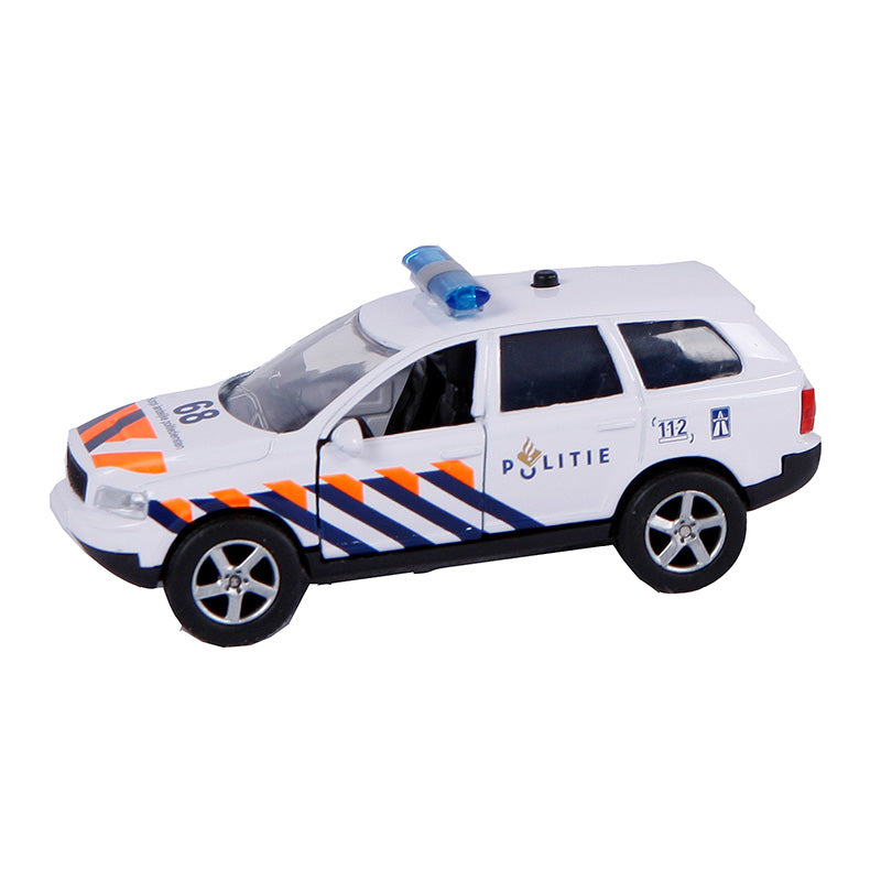 2-Play Die-cast Pull Back Politie NL Licht en Geluid