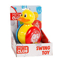 babyspeelgoed rollende eend 13 cm geel