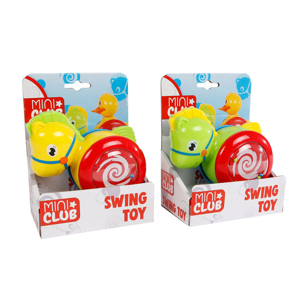Mini Club Rollend Paard Gekleurd
