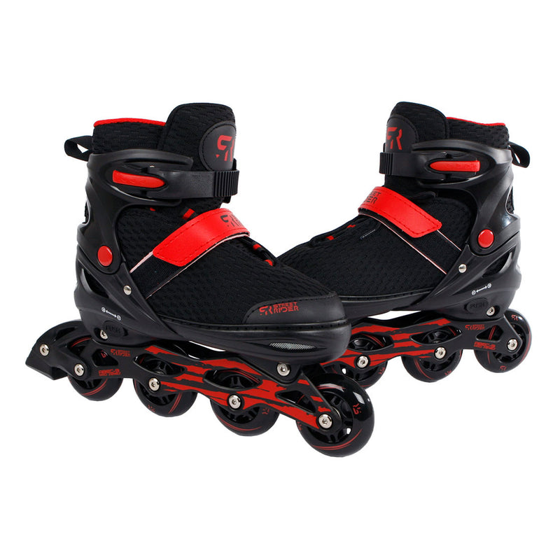 Street Rider Pro Inline Skeelers Zwart, Maat 28-32