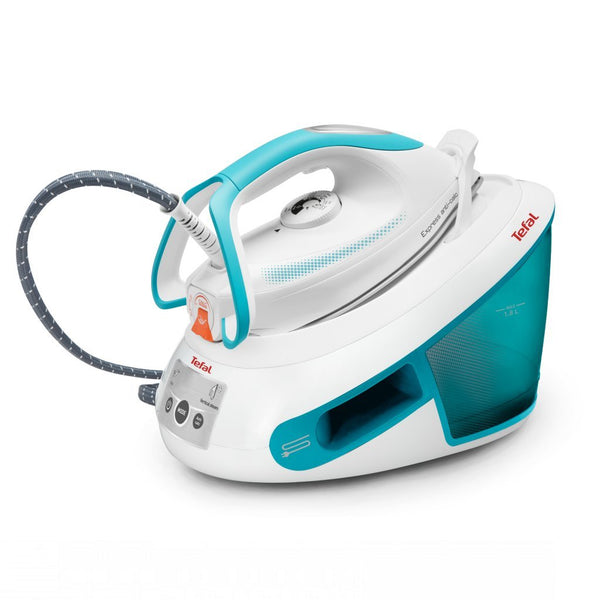 Tefal SV8010 Express Anti-Kalk Stroomgenerator 2800W 1.8L Turkoois/Wit