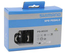 Pedaalset Shimano SPD M520 met schoenplaatjes SM-SH51 - zwart