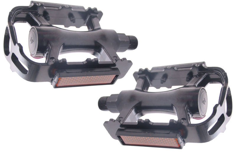 Pedaalset MTB/Trekking Edge Luxe aluminium - zwart
