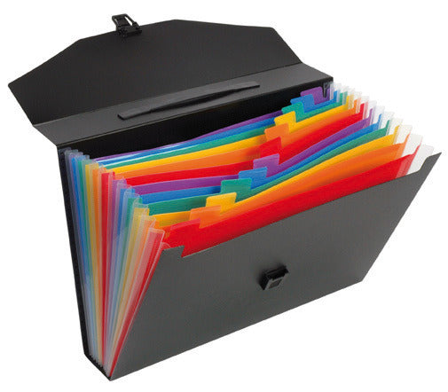 Viquel VI-117287-03 Documentenmap Rainbow Class ® A4 PP 12 Tabs, 13 Vakken