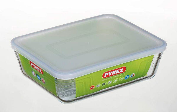 Pyrex Cook  AND  Freeze schaal met deksel 27x22x9cm 4,0L