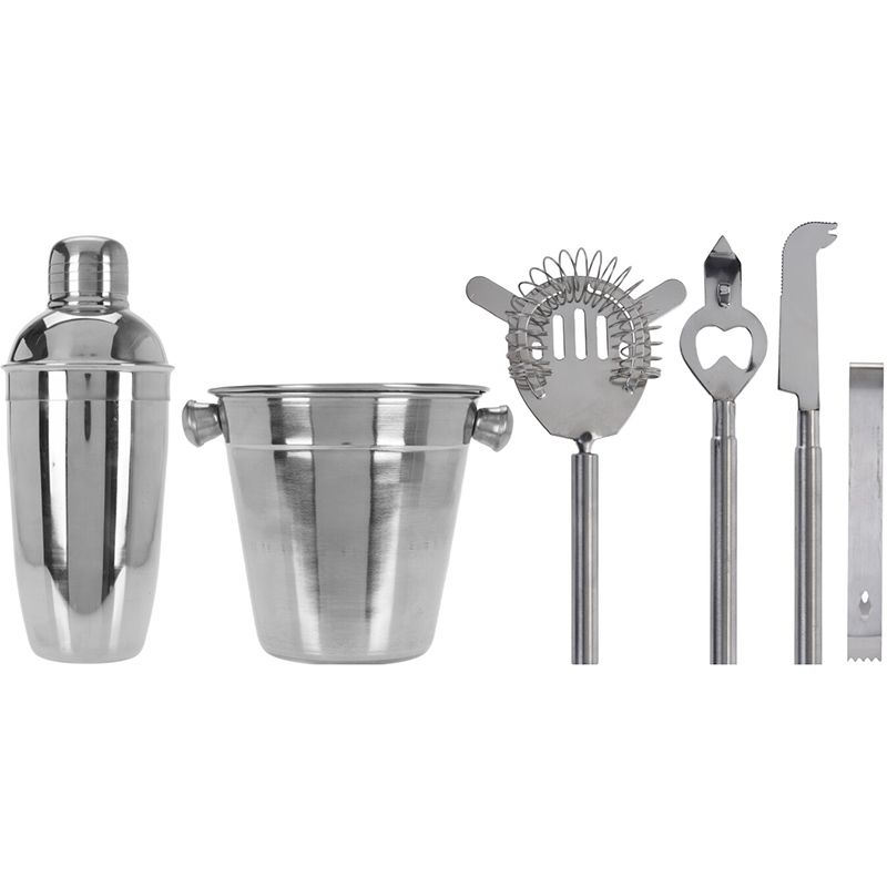 Cocktail Set -  6 delig - RVS