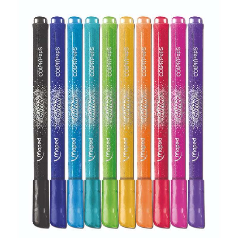 Maped Color Peps Glitter Viltstiften 10 Stuks