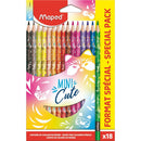 Maped Mini Cute Kleurpotloden 18 Stuks