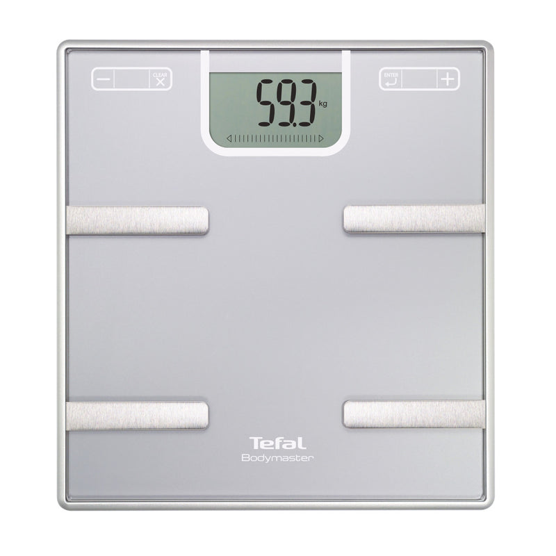Tefal BM6010 Bodymaster Digitale Weegschaal met Vetmeting Zilver