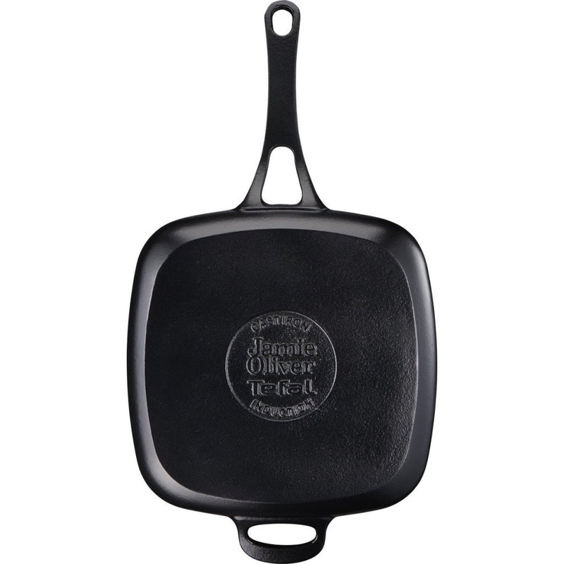 Tefal Jamie Oliver Gietijzeren Grillpan 25x25 cm Zwart