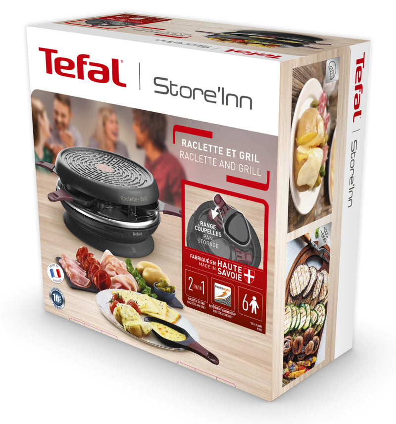 Tefal RE1820 Store'Inn 6-Persoons Gourmet Zwart/Bruin