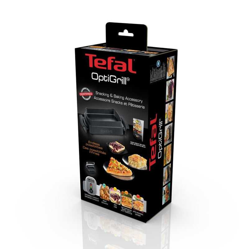 Tefal XA7258 Snacking and Baking Accessoire OptiGrill Zwart/RVS
