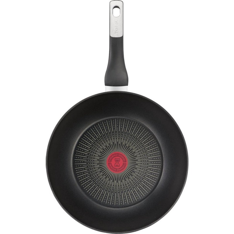 Tefal Unlimited Pannenset 24+28 cm Koekenpannen + Wokpan 28 cm Zwart