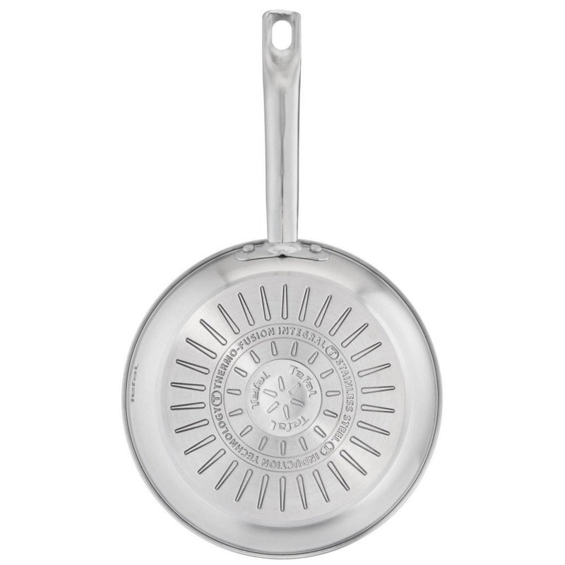 Tefal E491S2 Virtuoso Koekenpannen 24+28 cm RVS