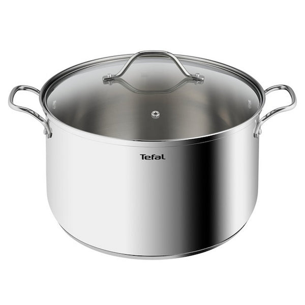 Tefal Intuition Soeppan 30 cm + Glazen Deksel 12L RVS