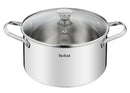 Tefal Cook &amp; Eat 5-delige Kookset Steelpan 16 cm en Kookpannen 18/20/24 cm en Soeppan 22cm