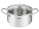 Tefal Cook &amp; Eat 5-delige Kookset Steelpan 16 cm en Kookpannen 18/20/24 cm en Soeppan 22cm