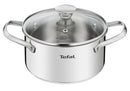 Tefal Cook &amp; Eat 5-delige Kookset Steelpan 16 cm en Kookpannen 18/20/24 cm en Soeppan 22cm