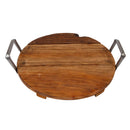 Dienblad Duro Hout met Metalen Greep, 35cm