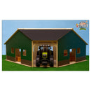 Kids Globe Loods Hoek Hout Voor 2 Tractoren 1:16