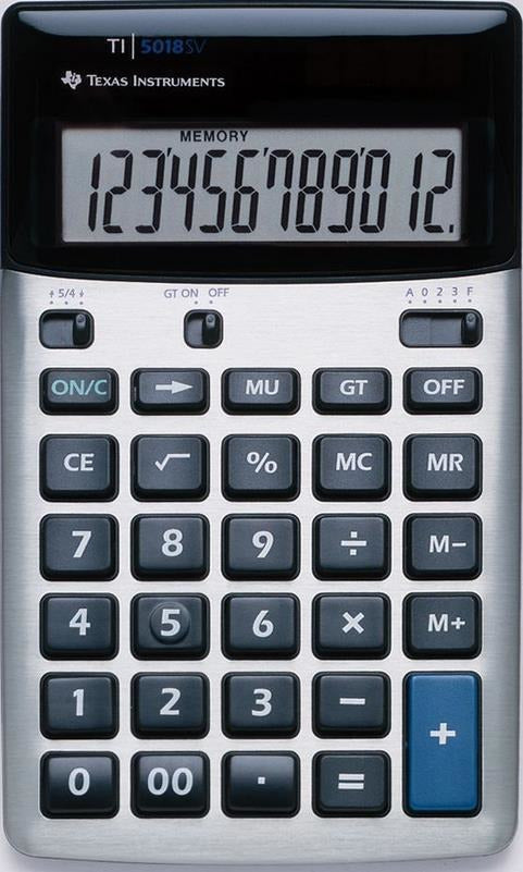 Texas Instruments TI-5018SV Calculator TI-5018 SV