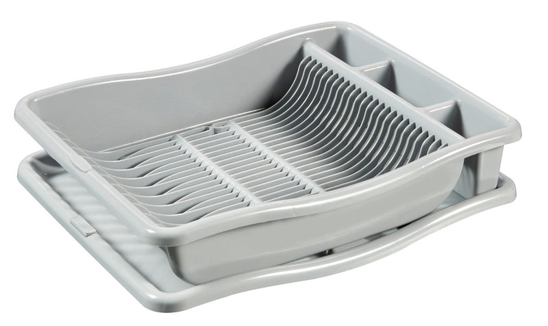 Curver Afdruiprek op Plateau 48x38x10.5 cm Lichtgrijs