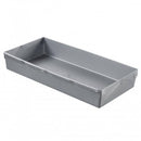 Curver ladebakje 30x15 cm - zilver