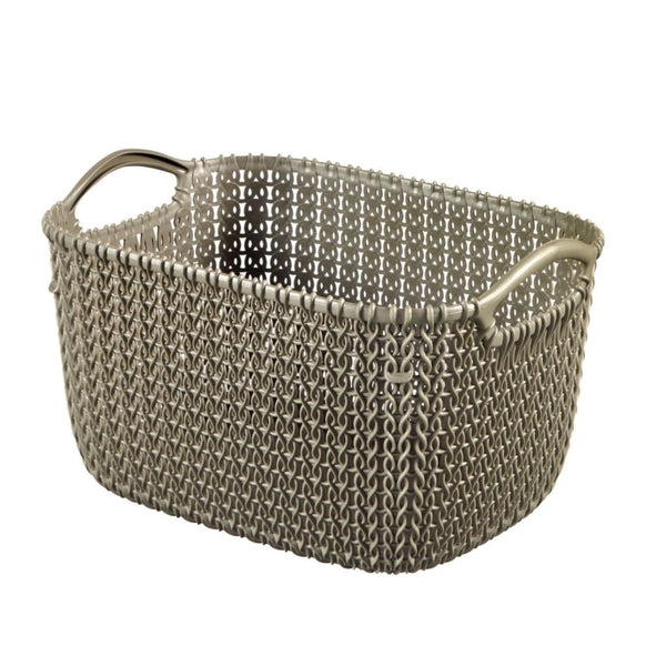 Curver Opbergmand Knit-Look 8L Bruin