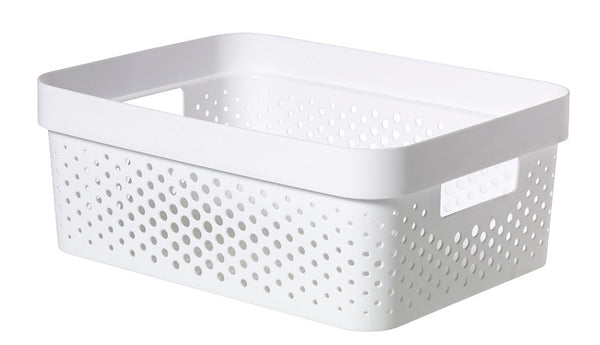 Curver Infinity Dots Box 11L 35.6x26.6x13.6 cm Wit