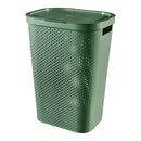 Curver Infinity wasbox dots 60L - 100% recycled groen