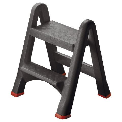 Curver Opstapje Inklapbaar 49.5x17.2x64 cm Antraciet/Rood