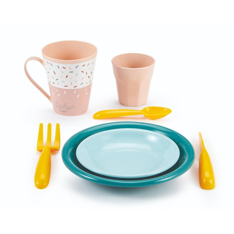 Ecoiffier Picknick Speelset met Kartonnen Picknickmand, 32dlg.