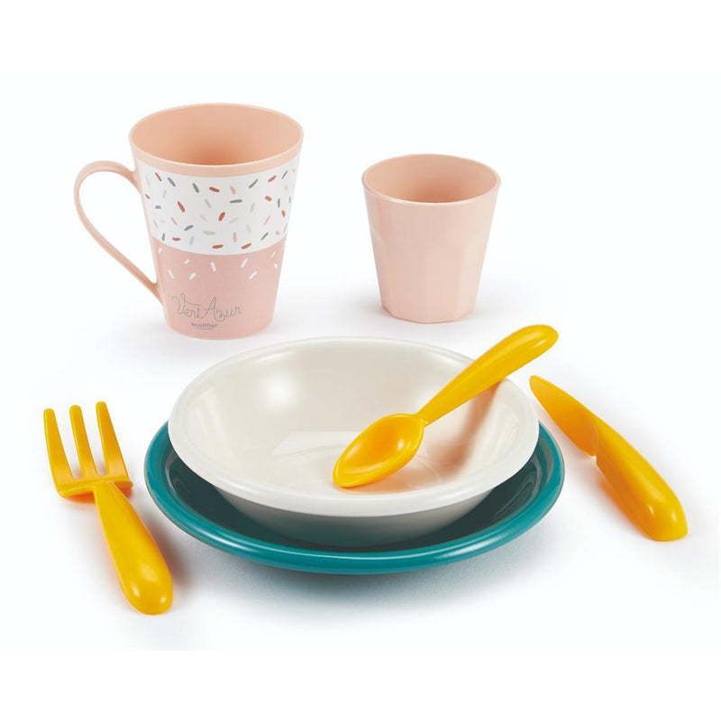 Ecoiffier Picknick Speelset met Kartonnen Picknickmand, 32dlg.