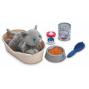 Ecoiffier Knuffel Kat met Kattenmand Speelset, 9dlg.