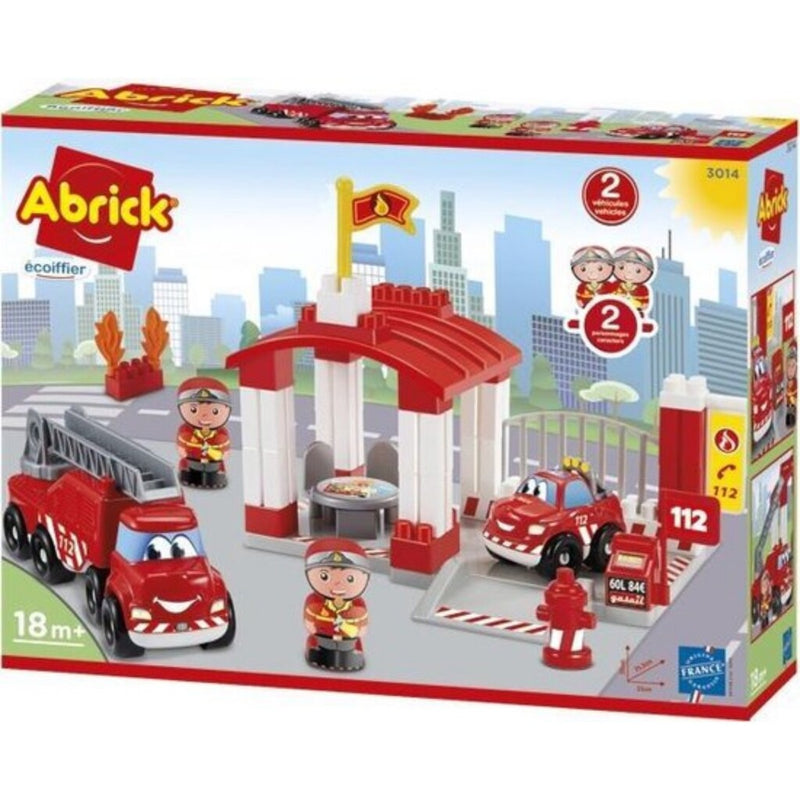 Abrick Brandweerstation Speelset