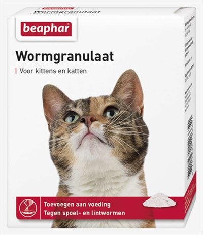 Beaphar Wormgranulaat Kitten/kat 4X1 GR