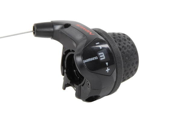 Draaiversteller 3 speed Shimano Nexus SL-3S41E met kabels en clickbox - zwart (werkplaatsverpakking